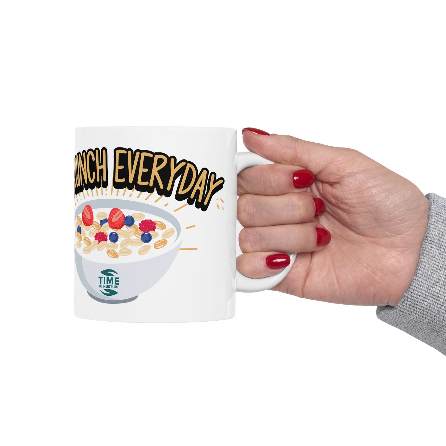 Retirement Brunch Ceramic Mug, Funny Coffee Tea Cup Gift, Brunch Lover Gift, 11oz 15oz Mug, Brunch Themed Kitchen Decor, Retirement Gift Mug