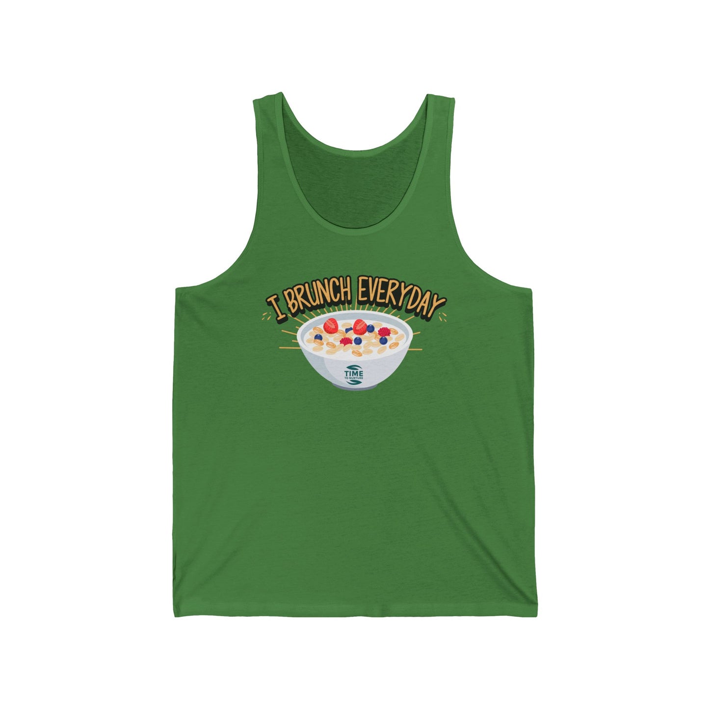 I Brunch Everyday Unisex Tank Top - Retirement Gift, Brunch Lover Shirt, Sleeveless Tee, Funny Workout Apparel, Summer Clothing