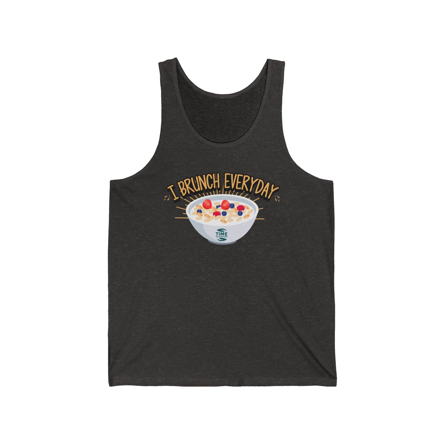 I Brunch Everyday Unisex Tank Top - Retirement Gift, Brunch Lover Shirt, Sleeveless Tee, Funny Workout Apparel, Summer Clothing