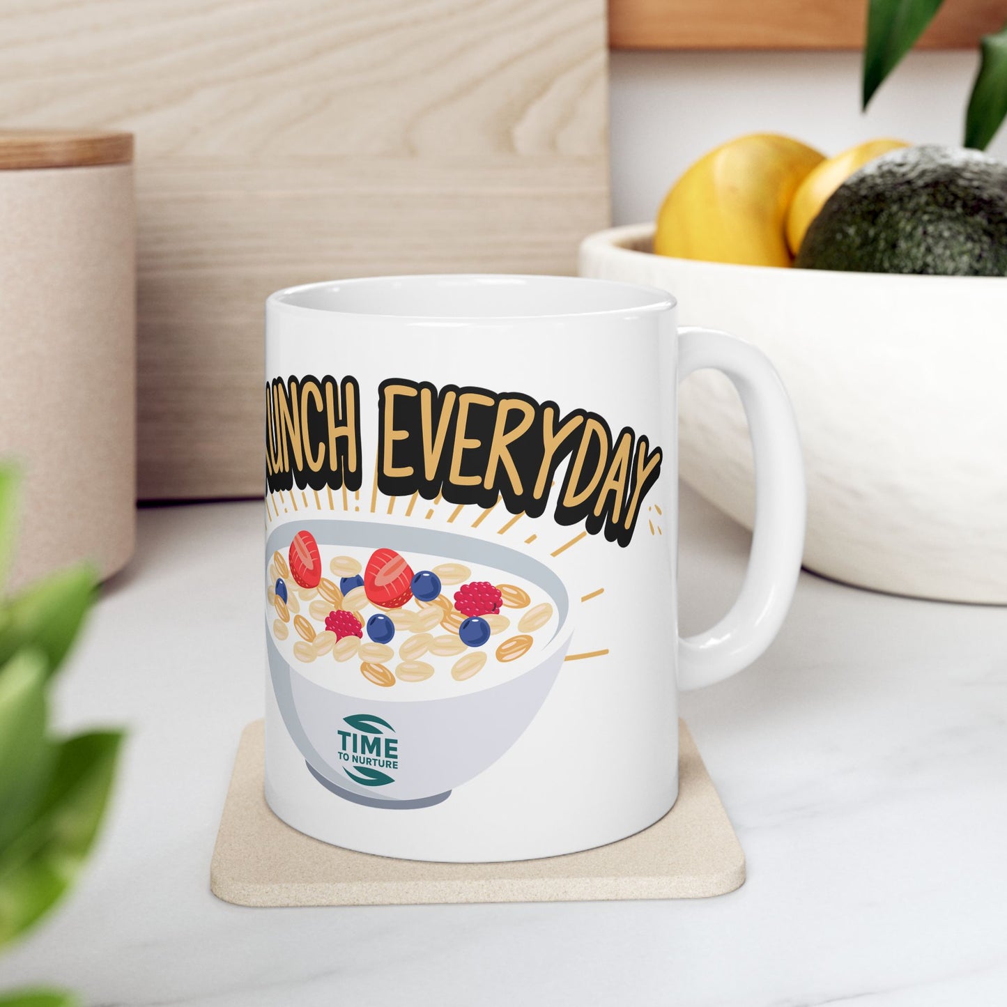 Retirement Brunch Ceramic Mug, Funny Coffee Tea Cup Gift, Brunch Lover Gift, 11oz 15oz Mug, Brunch Themed Kitchen Decor, Retirement Gift Mug