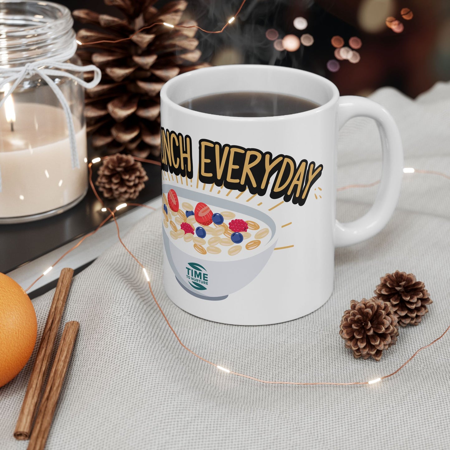 Retirement Brunch Ceramic Mug, Funny Coffee Tea Cup Gift, Brunch Lover Gift, 11oz 15oz Mug, Brunch Themed Kitchen Decor, Retirement Gift Mug