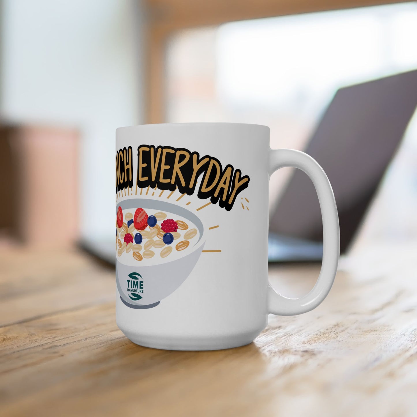 Retirement Brunch Ceramic Mug, Funny Coffee Tea Cup Gift, Brunch Lover Gift, 11oz 15oz Mug, Brunch Themed Kitchen Decor, Retirement Gift Mug