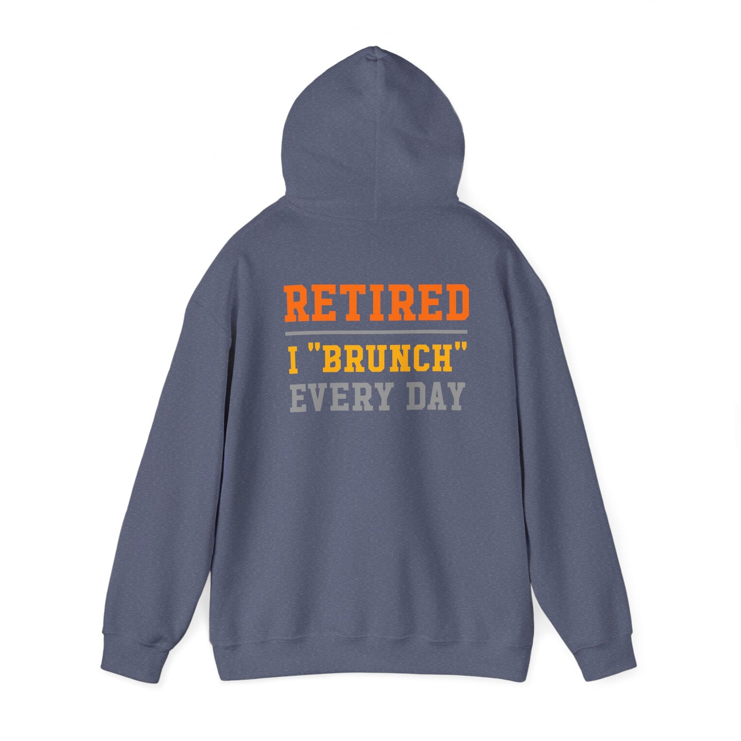 Retired Bruncher Hoodie, Cozy Sweatshirt for Retirees, Perfect Gift for Brunch Lovers, Comfortable Casual Wear, Retirement Celebration