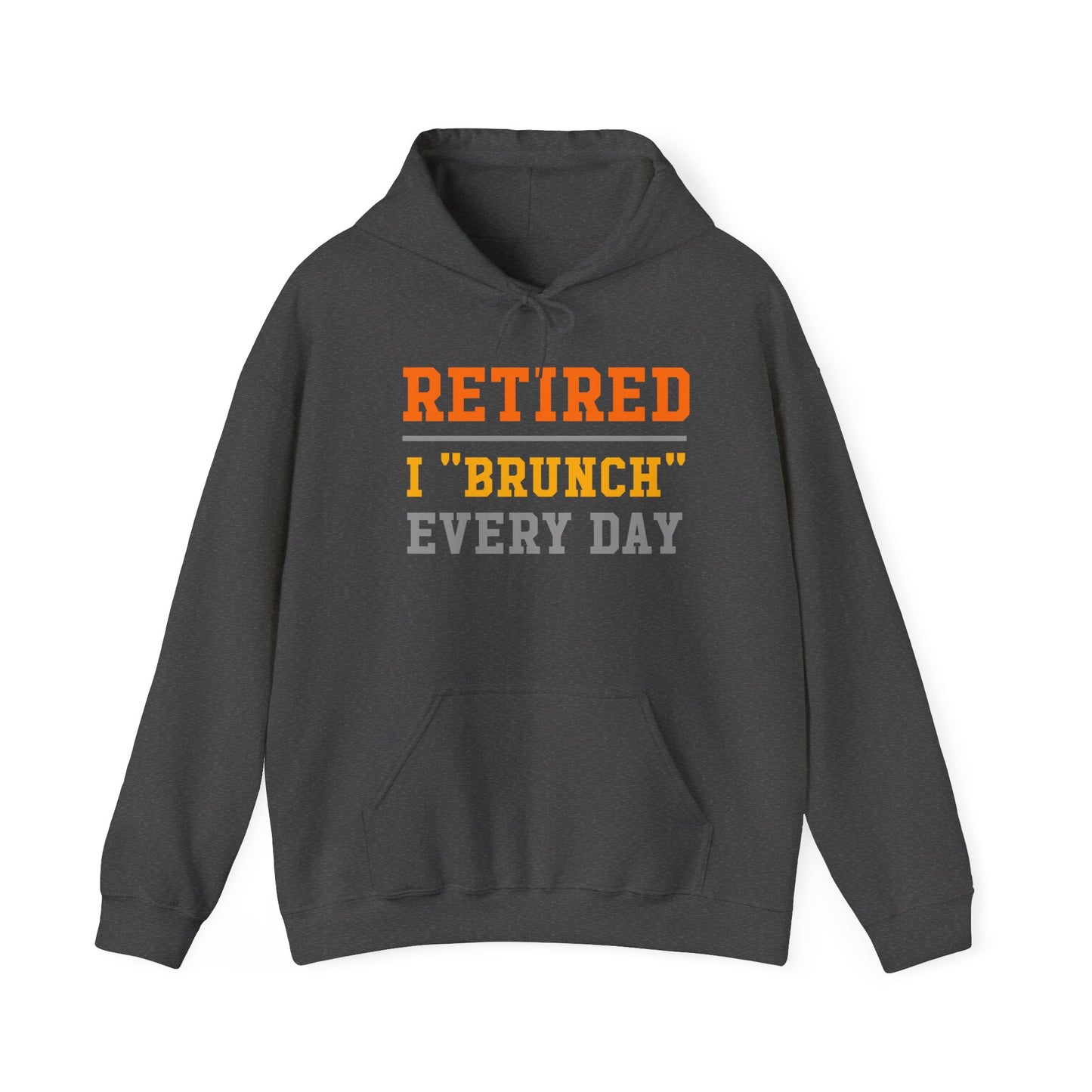 Retired Bruncher Hoodie, Cozy Sweatshirt for Retirees, Perfect Gift for Brunch Lovers, Comfortable Casual Wear, Retirement Celebration