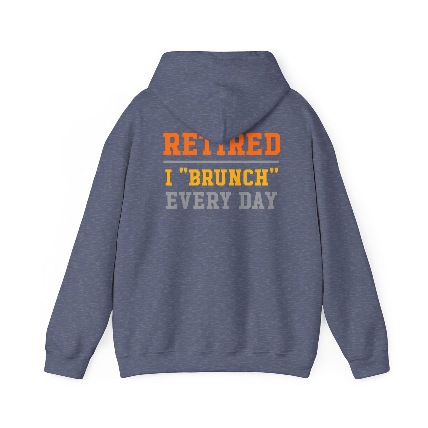 Retired Bruncher Hoodie, Cozy Sweatshirt for Retirees, Perfect Gift for Brunch Lovers, Comfortable Casual Wear, Retirement Celebration
