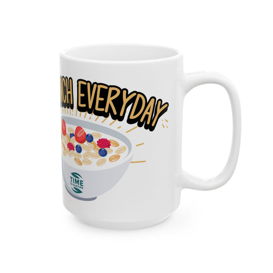 Retirement Brunch Ceramic Mug, Funny Coffee Tea Cup Gift, Brunch Lover Gift, 11oz 15oz Mug, Brunch Themed Kitchen Decor, Retirement Gift Mug
