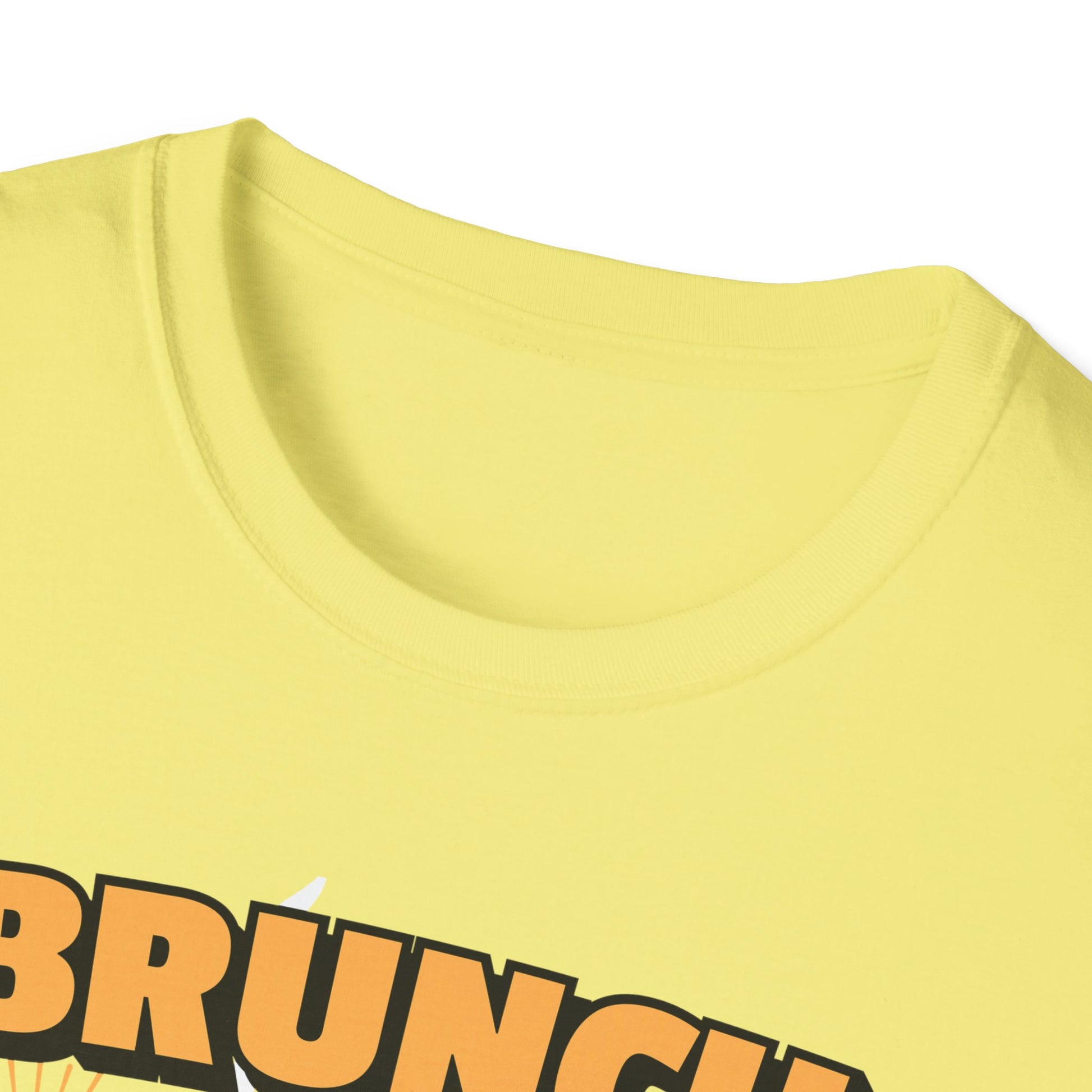 Brunch Is a State of Mind unisex softstyle T-shirt with premium fabric, ethical production, superior comfort, durability, and timeless style, making it a fun digital brunch retirement gag gift