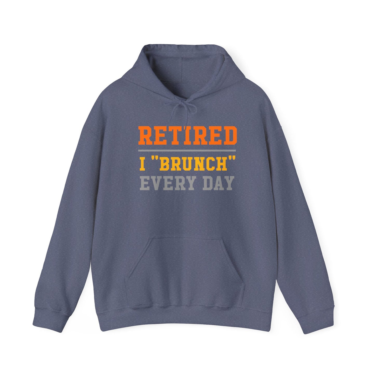 Retired Bruncher Hoodie, Cozy Sweatshirt for Retirees, Perfect Gift for Brunch Lovers, Comfortable Casual Wear, Retirement Celebration