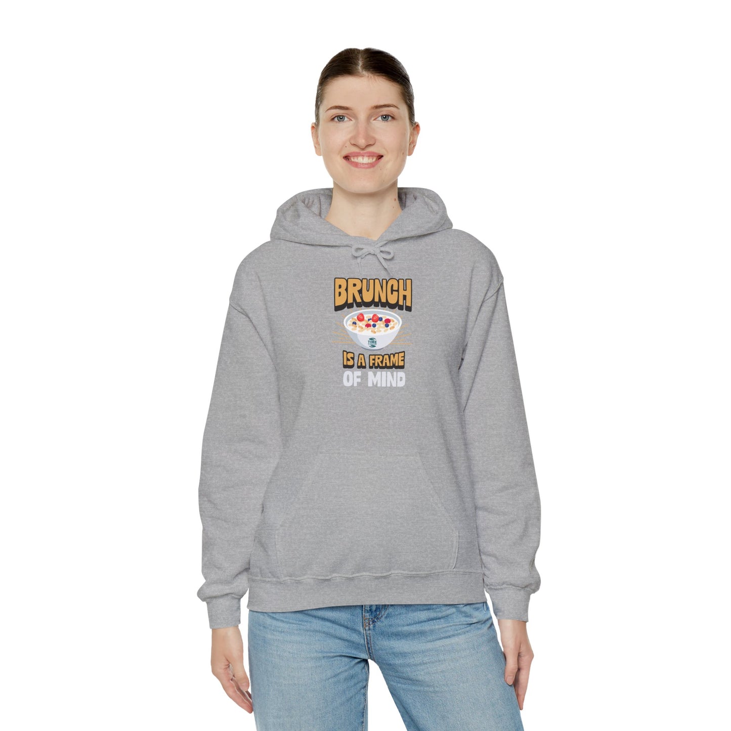 unisex hoodie featuring the phrase "Retirement Brunch" in a stylish and cozy design. This sweatshirt is a thoughtful retirement gift for brunch lovers, blending comfort and a fun brunch theme for everyday wear.