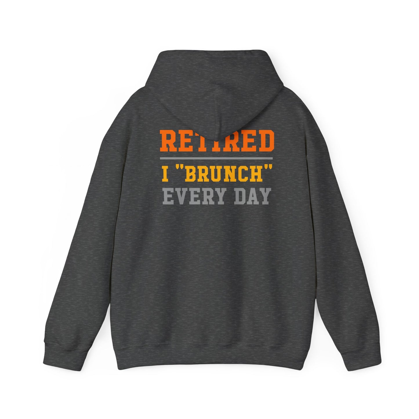Retired Bruncher Hoodie, Cozy Sweatshirt for Retirees, Perfect Gift for Brunch Lovers, Comfortable Casual Wear, Retirement Celebration
