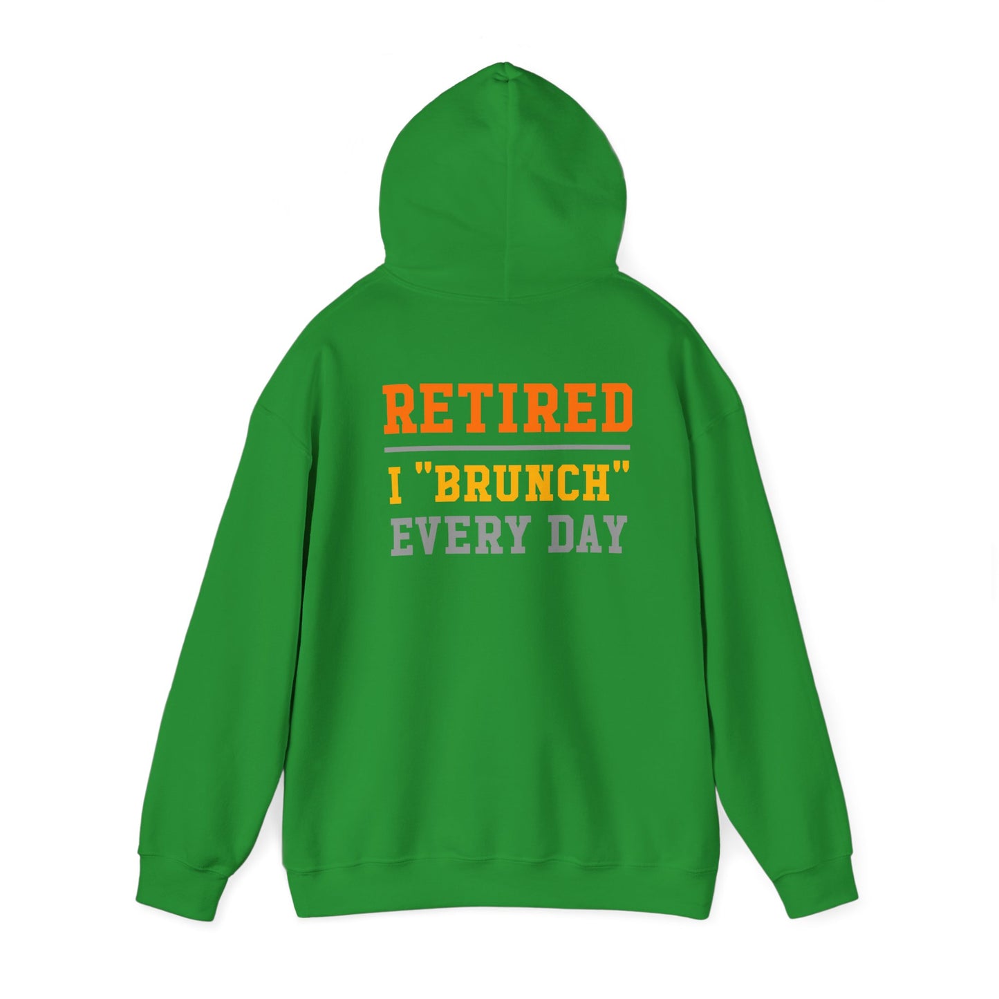 Retired Bruncher Hoodie, Cozy Sweatshirt for Retirees, Perfect Gift for Brunch Lovers, Comfortable Casual Wear, Retirement Celebration