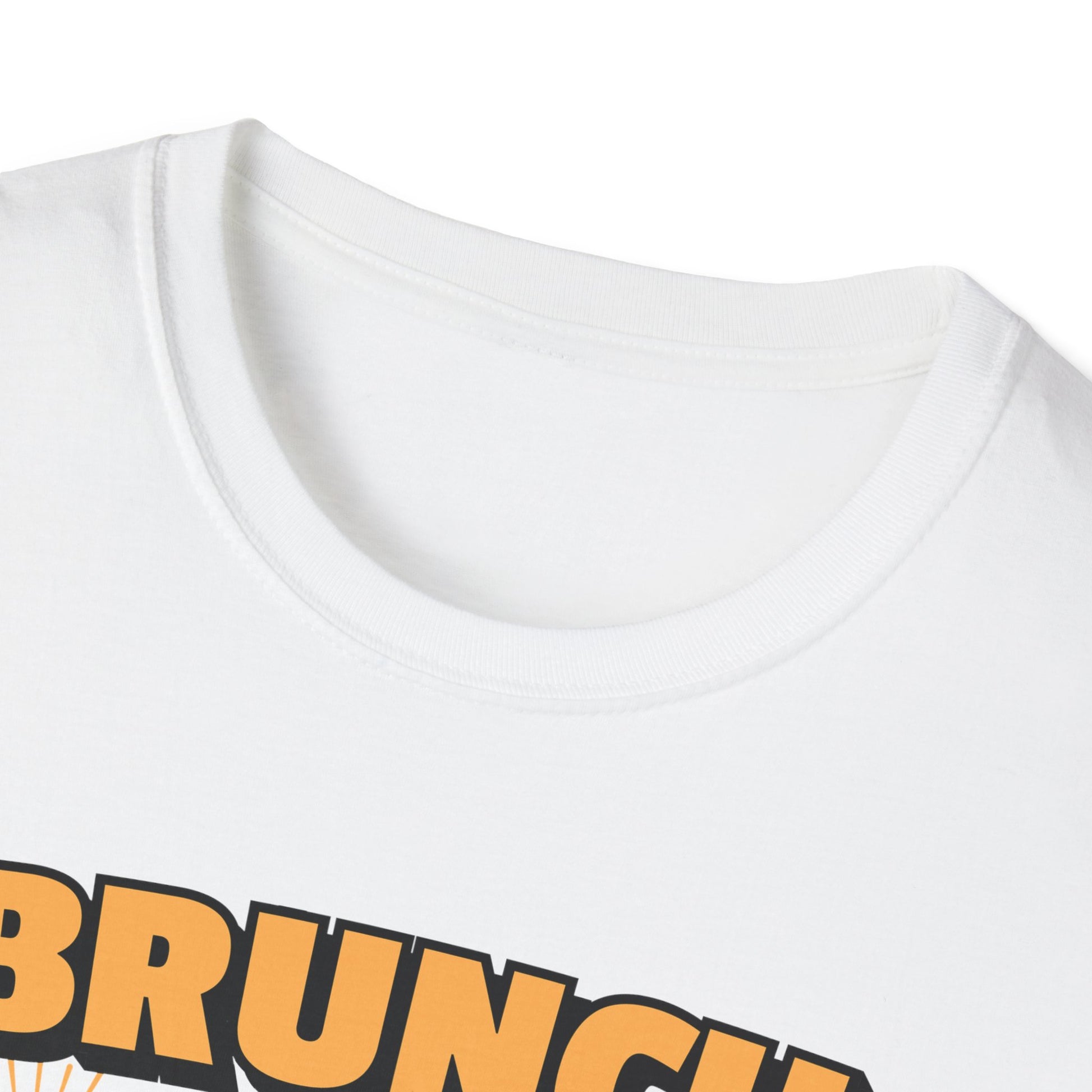 Brunch Is a State of Mind unisex softstyle T-shirt with premium fabric, ethical production, superior comfort, durability, and timeless style, making it a fun digital brunch retirement gag gift