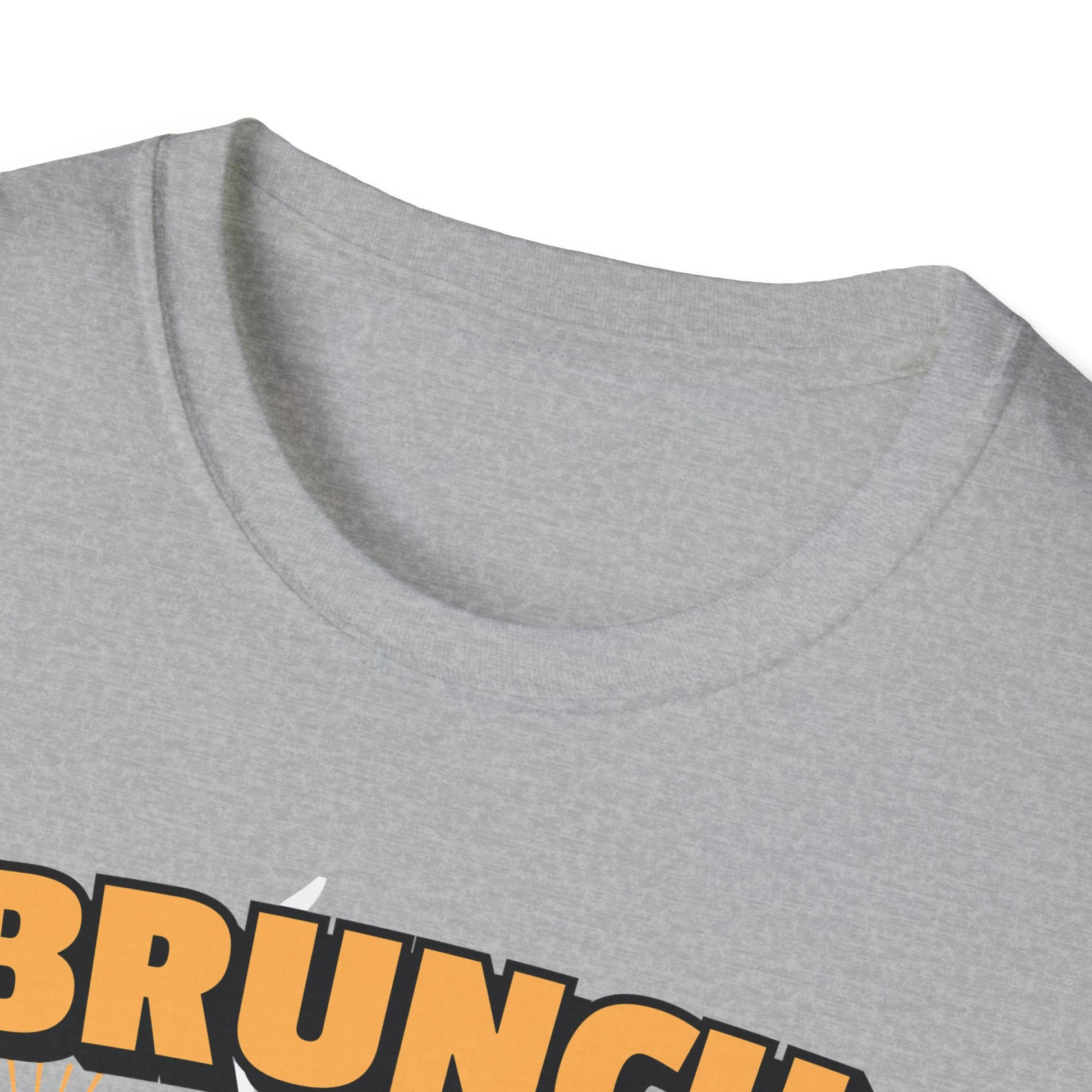 Brunch Is a State of Mind unisex softstyle T-shirt with premium fabric, ethical production, superior comfort, durability, and timeless style, making it a fun digital brunch retirement gag gift