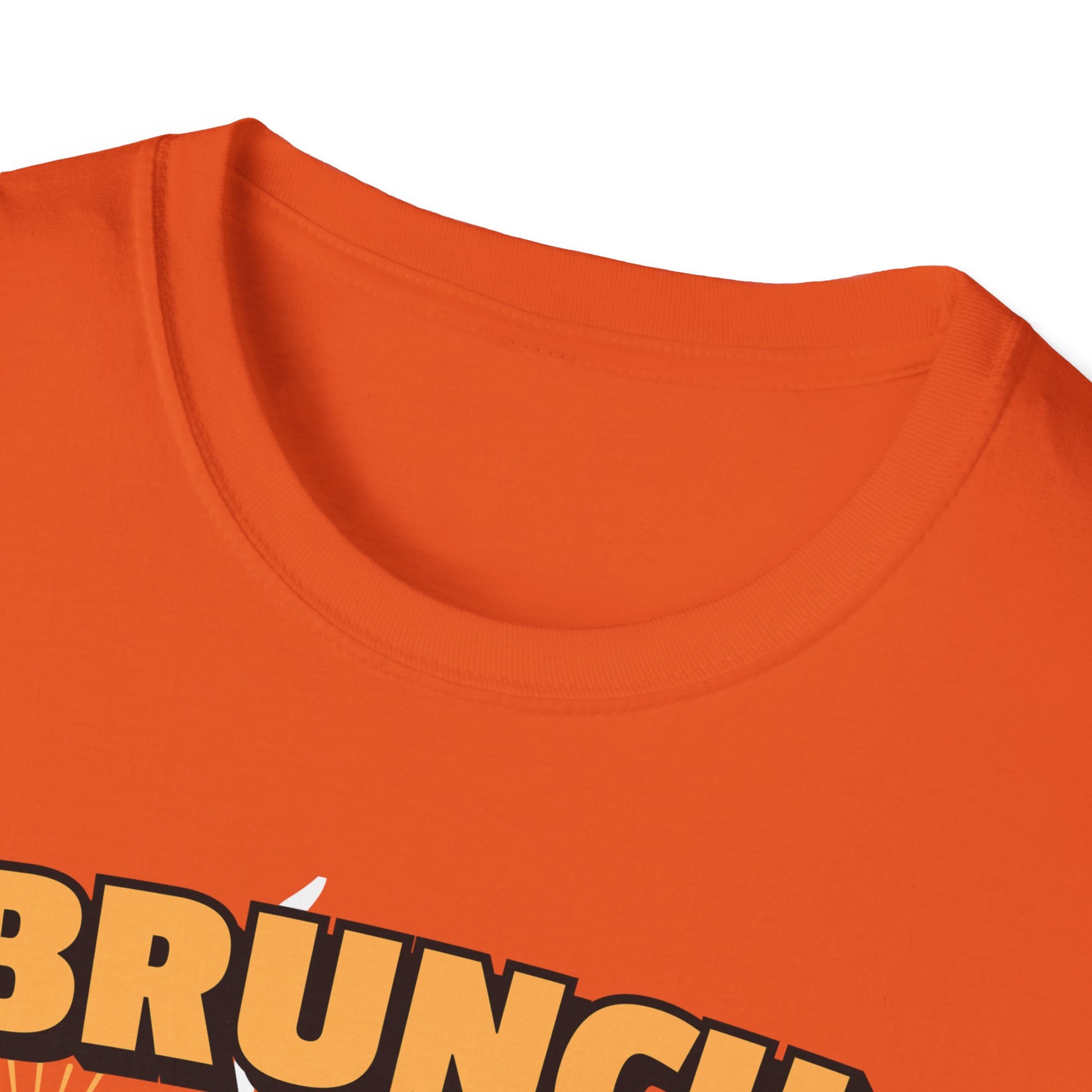 Brunch Is a State of Mind unisex softstyle T-shirt with premium fabric, ethical production, superior comfort, durability, and timeless style, making it a fun digital brunch retirement gag gift