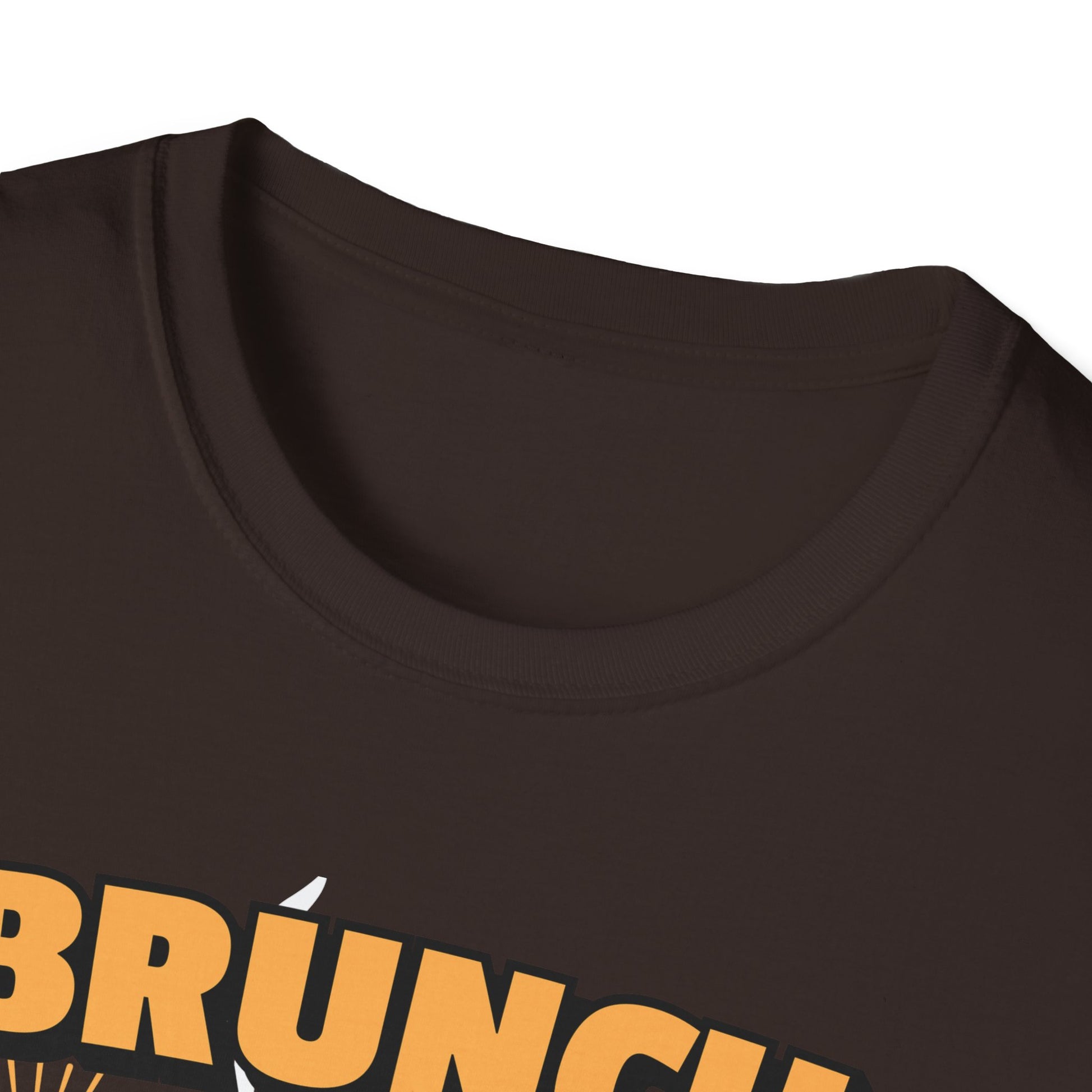 Brunch Is a State of Mind unisex softstyle T-shirt with premium fabric, ethical production, superior comfort, durability, and timeless style, making it a fun digital brunch retirement gag gift