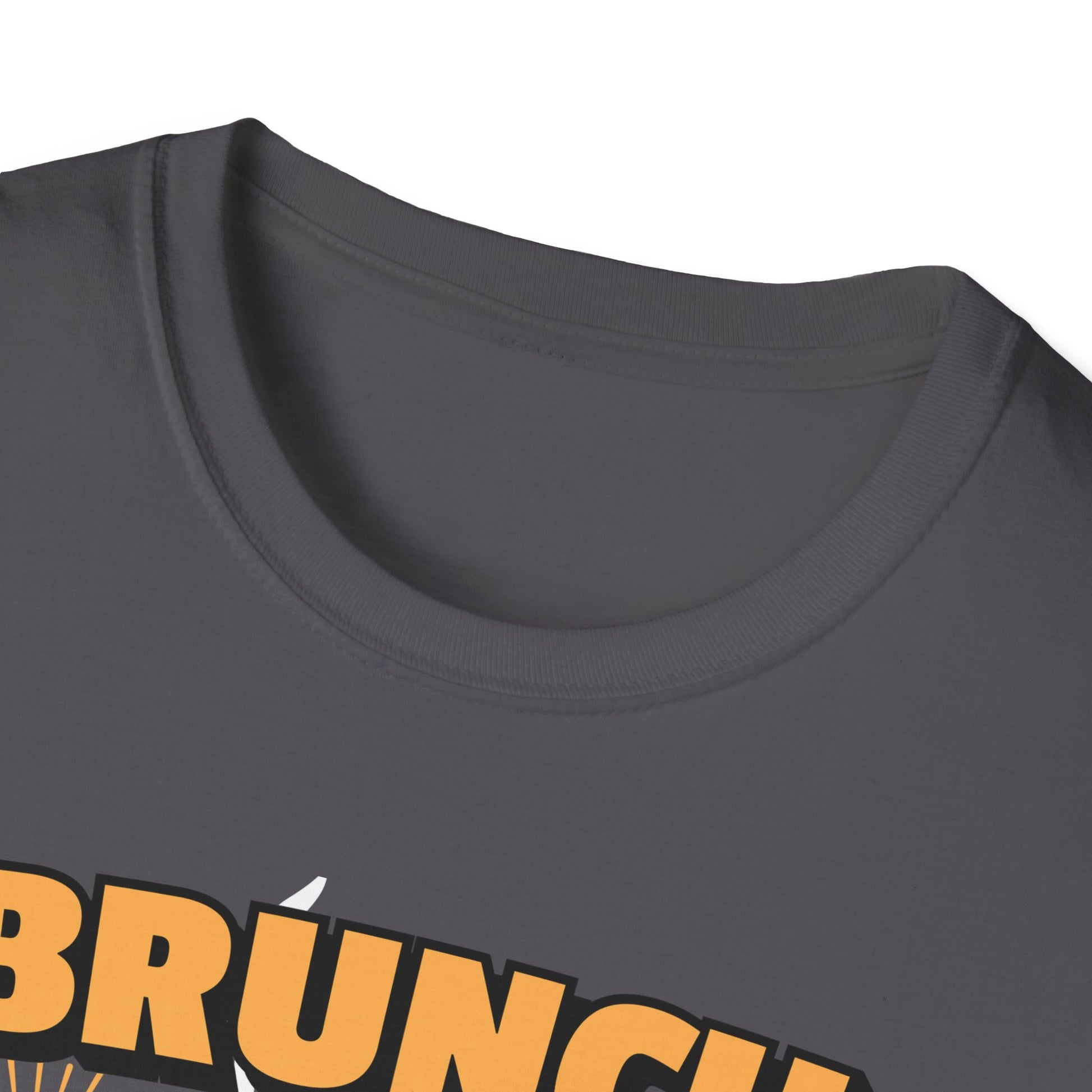 Brunch Is a State of Mind unisex softstyle T-shirt with premium fabric, ethical production, superior comfort, durability, and timeless style, making it a fun digital brunch retirement gag gift