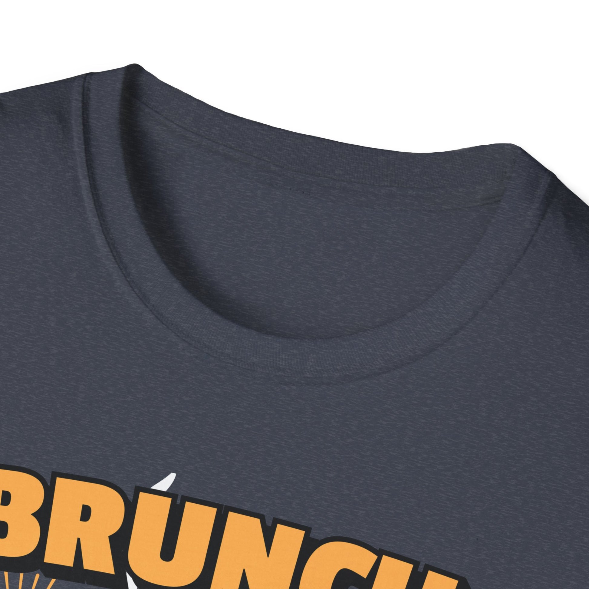 Brunch Is a State of Mind unisex softstyle T-shirt with premium fabric, ethical production, superior comfort, durability, and timeless style, making it a fun digital brunch retirement gag gift