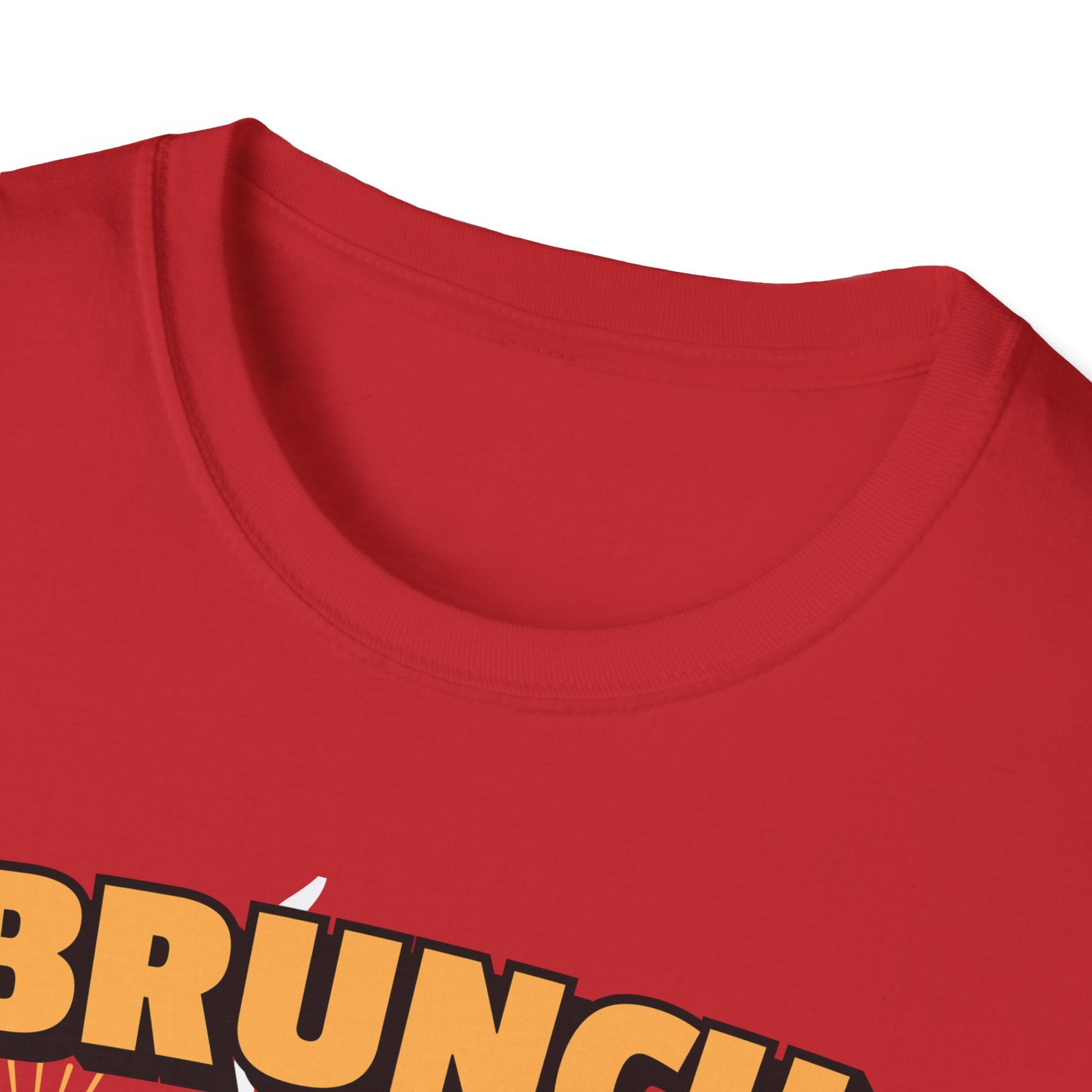 Brunch Is a State of Mind unisex softstyle T-shirt with premium fabric, ethical production, superior comfort, durability, and timeless style, making it a fun digital brunch retirement gag gift
