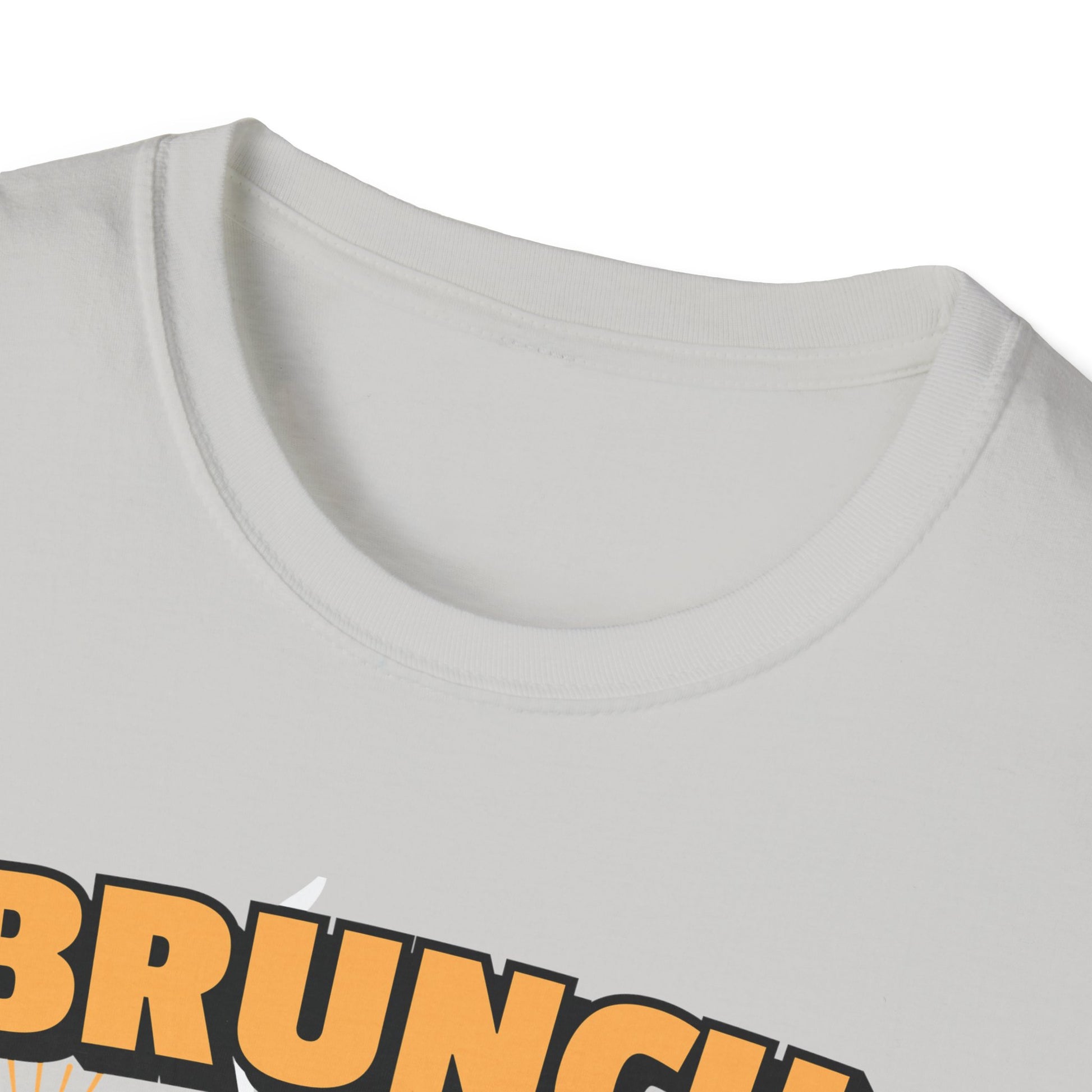 Brunch Is a State of Mind unisex softstyle T-shirt with premium fabric, ethical production, superior comfort, durability, and timeless style, making it a fun digital brunch retirement gag gift