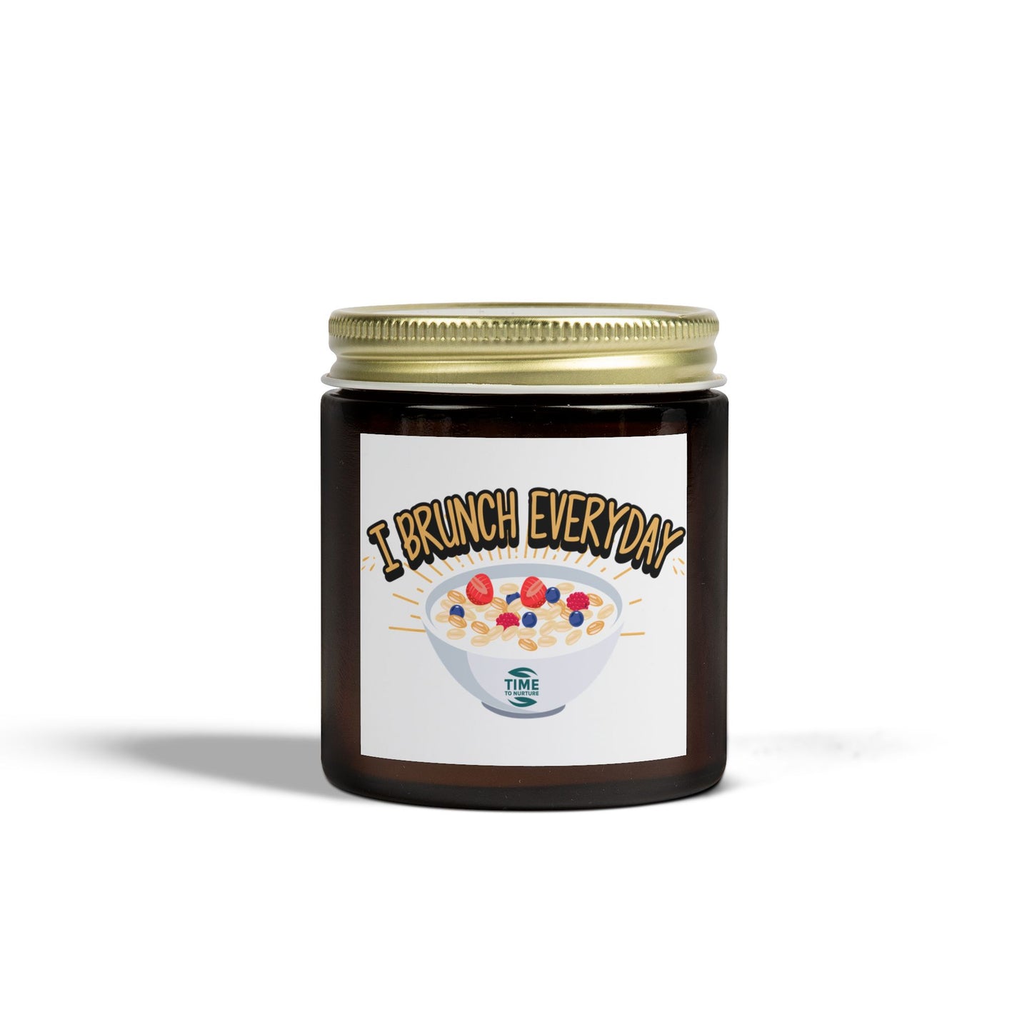 I Brunch Every Day scented candles in coconut apricot wax, available in 4 oz and 9 oz sizes. Ideal retirement gift for brunch lovers and home decor enthusiasts. Features multiple luxurious scents to choose from.