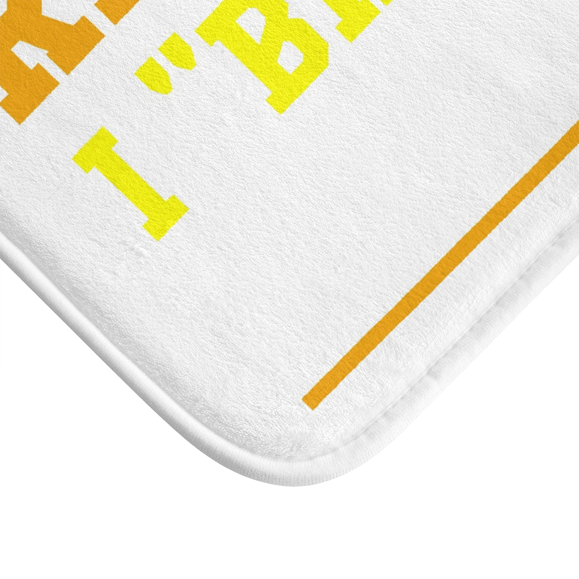 Retired & Loving Brunch bath mat with a funny, cozy design, featuring a non-slip backing, perfect for bathrooms or kitchens, a great retirement gift for brunch lovers