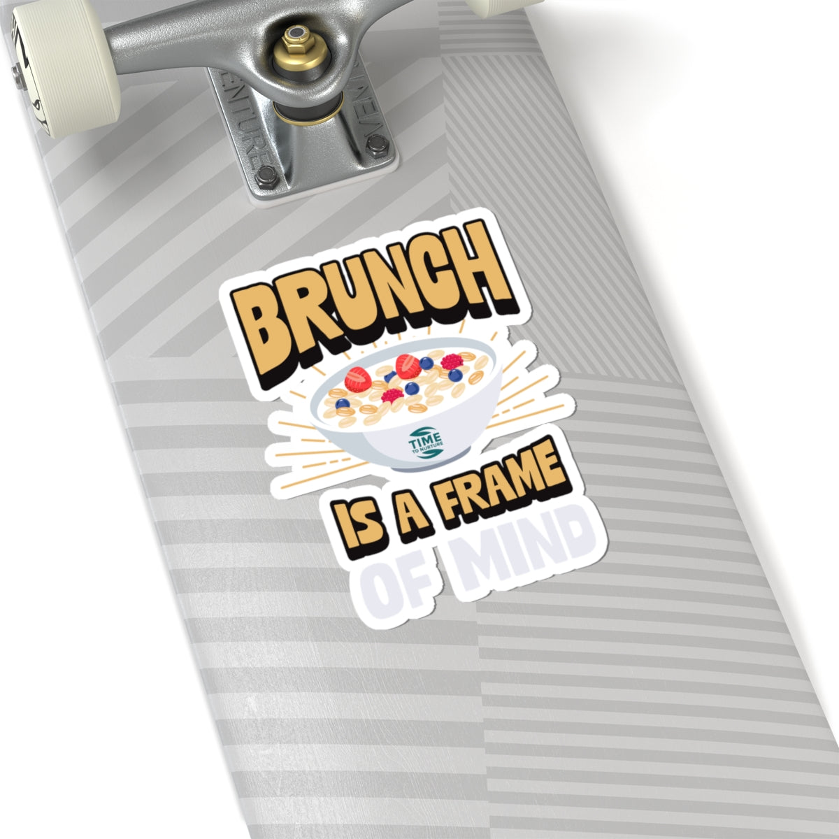 Vibrant brunch-themed kiss-cut stickers featuring playful designs, perfect for decorating laptops, journals, and kitchens. A fun gift for foodies and brunch lovers, adding personality to any space or item.