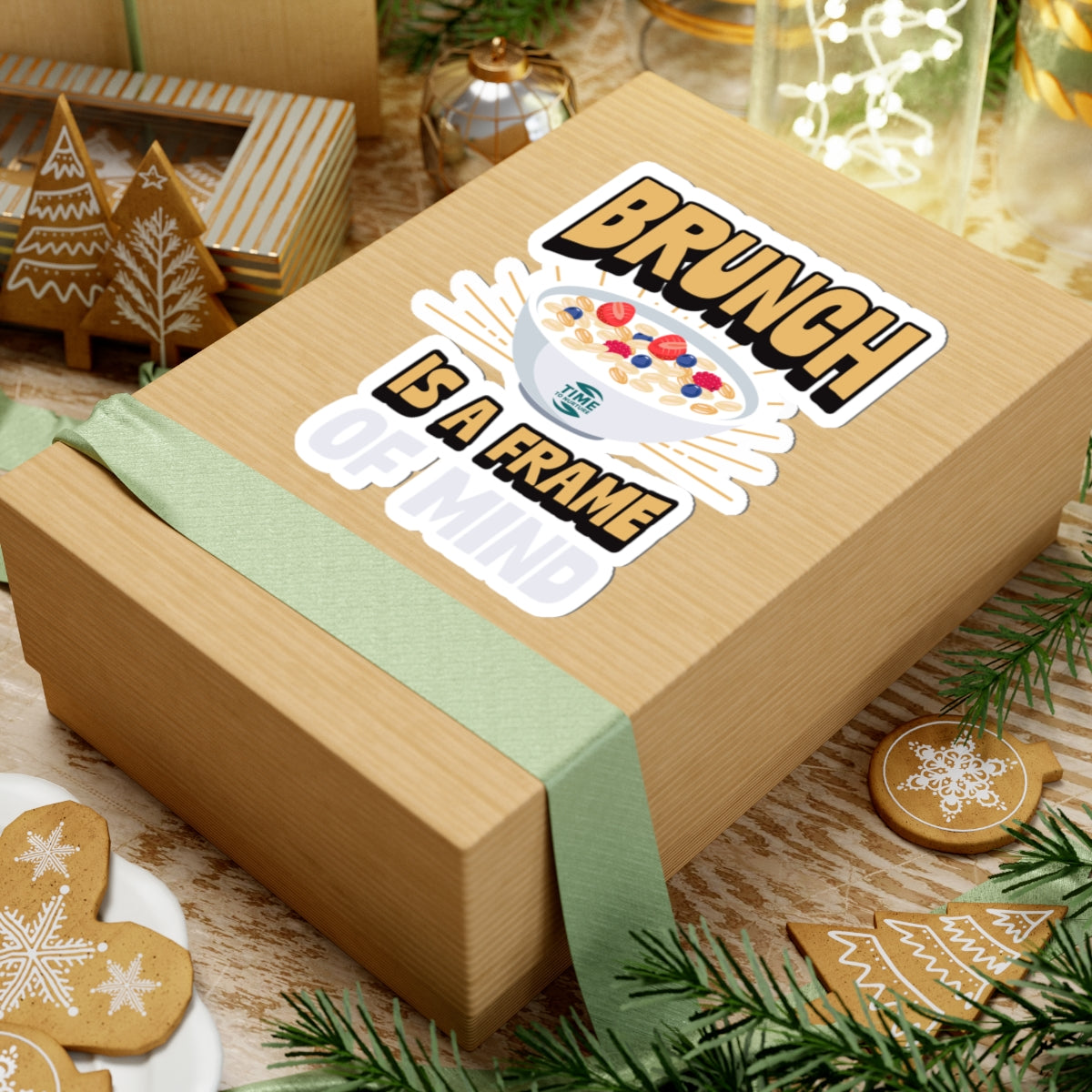 Vibrant brunch-themed kiss-cut stickers featuring playful designs, perfect for decorating laptops, journals, and kitchens. A fun gift for foodies and brunch lovers, adding personality to any space or item.
