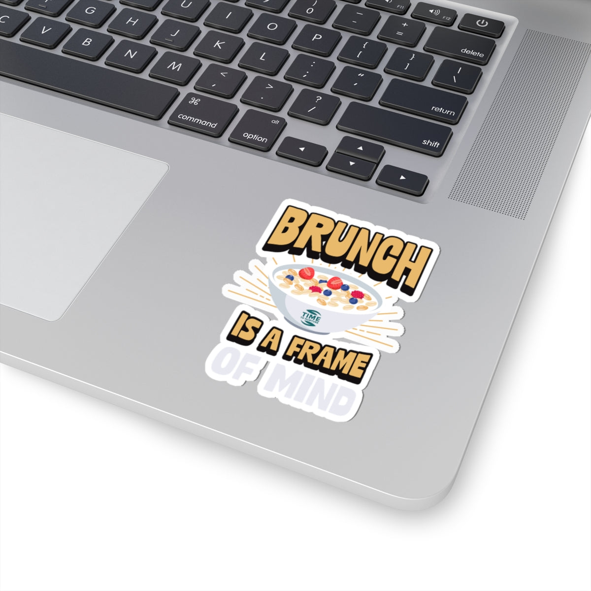 Vibrant brunch-themed kiss-cut stickers featuring playful designs, perfect for decorating laptops, journals, and kitchens. A fun gift for foodies and brunch lovers, adding personality to any space or item.
